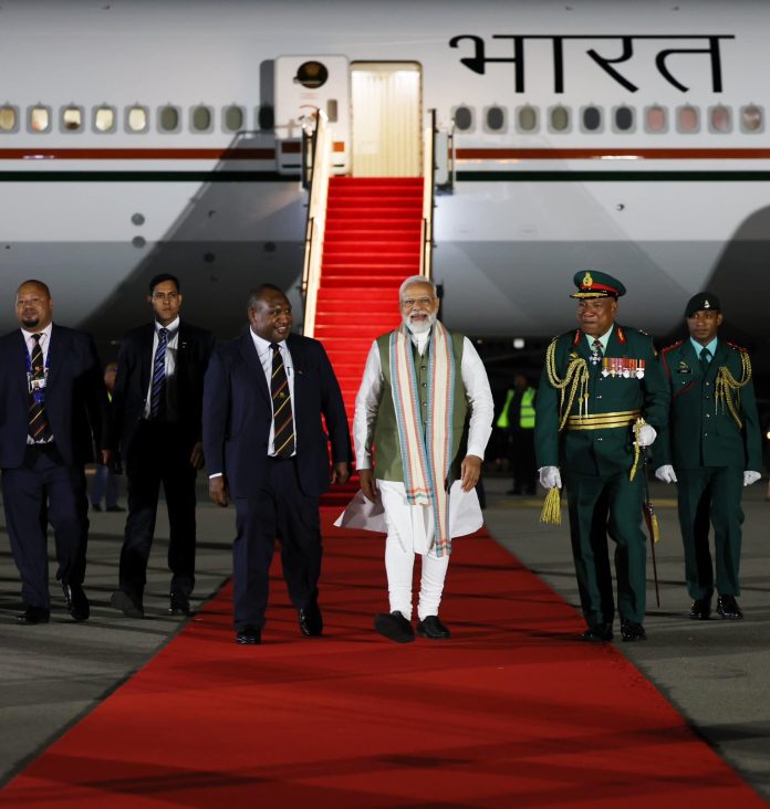 India’s PM Modi lands in Papua New Guinea for Pacific summit