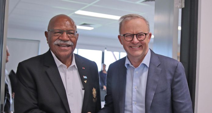 Australia accused of undermining Fiji-China relationship, amid uncertainty over police agreement