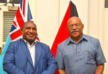 PNG Marape to hold talks with Fiji PM