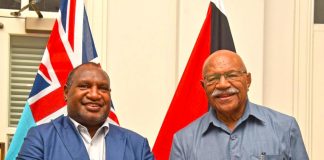 PNG Marape to hold talks with Fiji PM