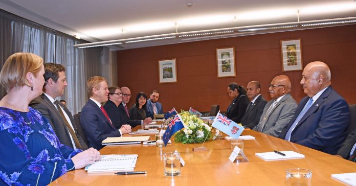 New Zealand and Fiji reaffirm close relationship, announced NZ$11.1 million climate change support