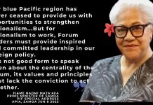 Samoa PM Fiame says Pacific unity crucial in ‘crowded geopolitical landscape’