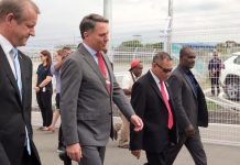 Deputy PM Marles visits Solomon Islands and could commit Australia to extended security presence