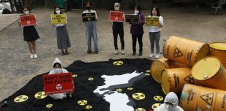 Japan’s plan to dump radioactive Fukushima waste meets protests across the Pacific