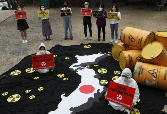 Japan’s plan to dump radioactive Fukushima waste meets protests across the Pacific