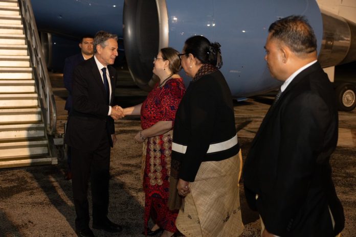 Blinken in Tonga to dedicate U.S Embassy