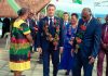 French President Macron in Vanuatu
