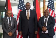 U.S not seeking permanent base in PNG, defence secretary says