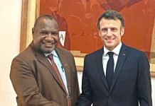 Macron’s visit, a milestone: PNG PM Marape
