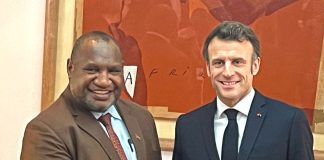 Macron’s visit, a milestone: PNG PM Marape