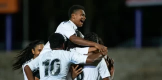 Fiji score late on to seal their place in Semi-Finals in front of raucous home crowd