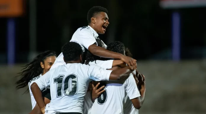 Fiji score late on to seal their place in Semi-Finals in front of raucous home crowd
