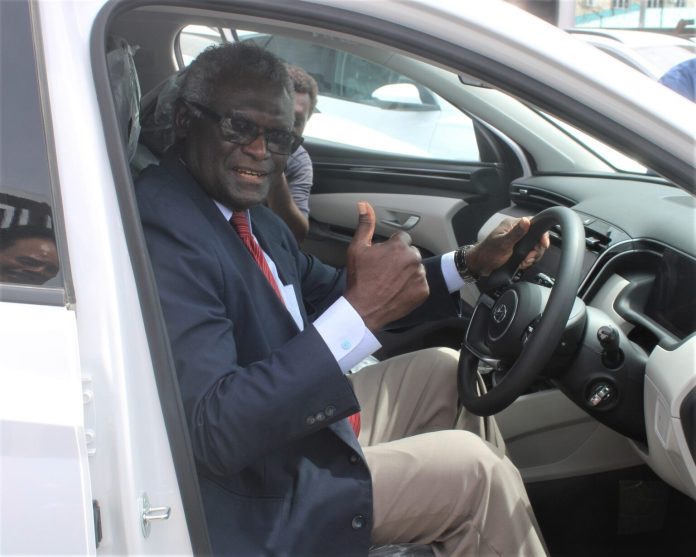 Solomon Islands PM Sogavare takes delivery of South Korean vehicles to help Pacific Games