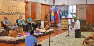 Ahead of 26th FEMM, Forum Chair Brown honours legacy of Pacific leaders at ceremonial welcome