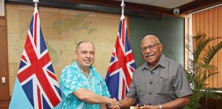 Fiji PM welcomes his Cook Islands counterpart