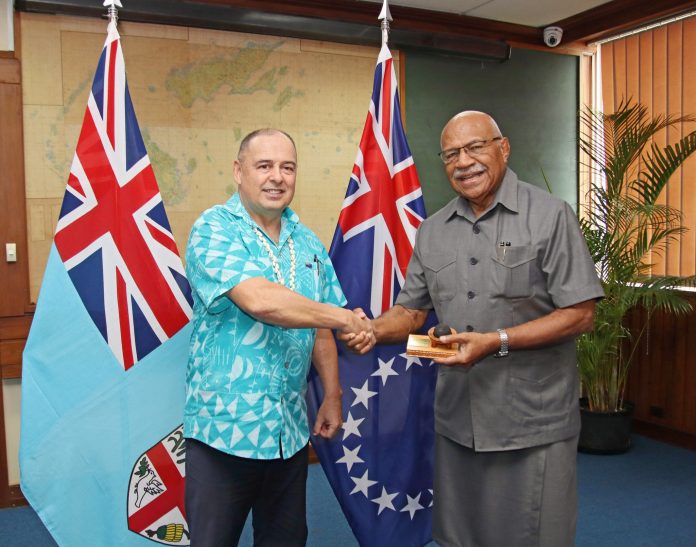 Fiji PM welcomes his Cook Islands counterpart