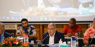Cook Islands PM asks partners to get serious about debt and climate financing as economic ministers meet