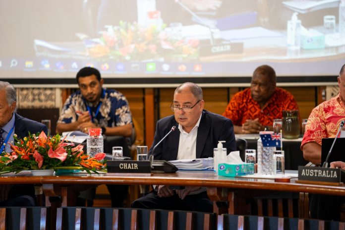 Cook Islands PM asks partners to get serious about debt and climate financing as economic ministers meet