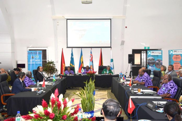 Melanesian leaders outlines challenges encountered by the Melanesian bloc