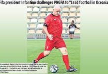 FIFA president Gianni Infantino challenges PNGFA to lead Football in Oceania