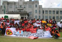 Solidarity March in Suva opposes Fukushima Waste water release into Pacific