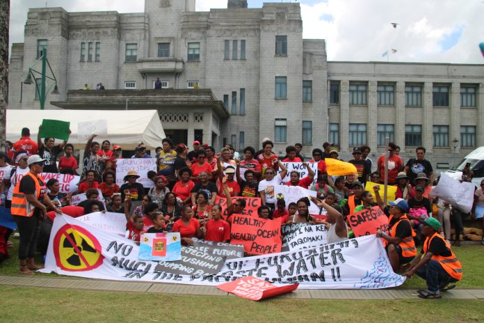 Solidarity March in Suva opposes Fukushima Waste water release into Pacific