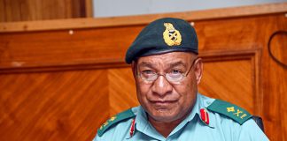 PNGDF Commander Major General Goina suspended, Commodore Philip Polewara Acting chief
