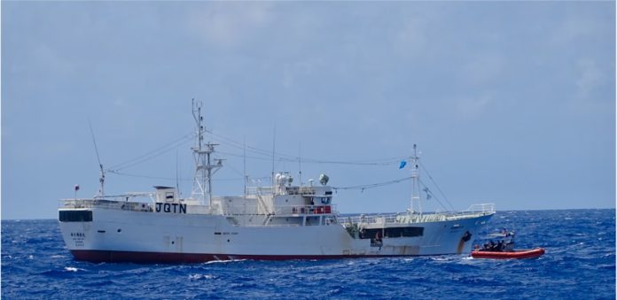 U.S. Coast Guard Forces Micronesia Sector/Guam’s fast response combatting illicit maritime activity, illegal fishing