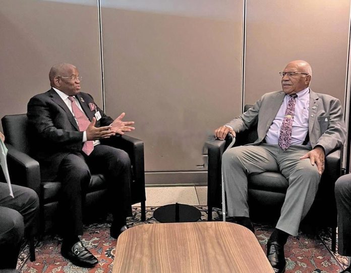 PM Rabuka advances Fiji’s partnership with OACPS in diplomatic meeting at UN General Assembly