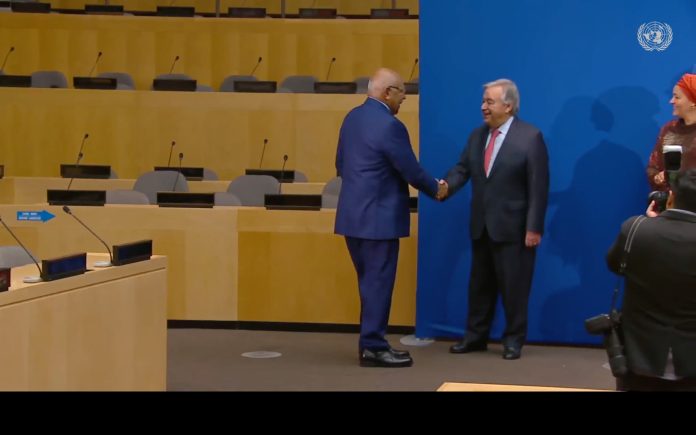 Fiji PM Sitiveni Rabuka receives warm welcome at UN General Assembly