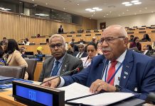 Fiji PM Rabuka addresses Commonwealth Foreign Affairs Ministerial meeting on Samoa CHOGM 2024