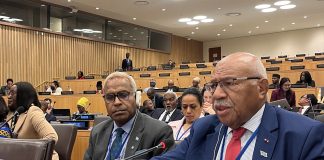 Fiji PM Rabuka addresses Commonwealth Foreign Affairs Ministerial meeting on Samoa CHOGM 2024