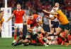 Wallabies’ Rugby World Cup all but over after 40-6 loss to Wales in Lyon pool match