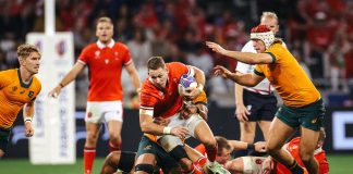 Wallabies’ Rugby World Cup all but over after 40-6 loss to Wales in Lyon pool match