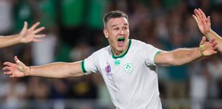 Johnny Sexton becomes Ireland’s record points scorer in victory against Tonga