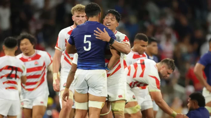Brave Blossoms eyeing last eight, win against Samoa puts England into Rugby World Cup quarter-finals