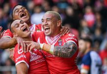 ‘I don’t feel like they beat us’: Tonga lament mistakes in first Test defeat