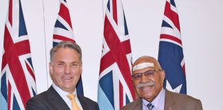 Fijian leader in Australia for trade, security talks