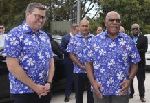 Fijian leader hopes Australian submarines powered by U.S nuclear technology will enhance peace