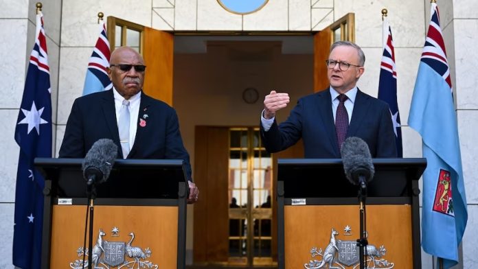 Australia pledges $68 million to Fiji in budget support as two nations sign an ‘elevated’ new partnership