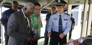 China hands over $5m security equipment and materials to Solomon Islands Police for the Pacific Games