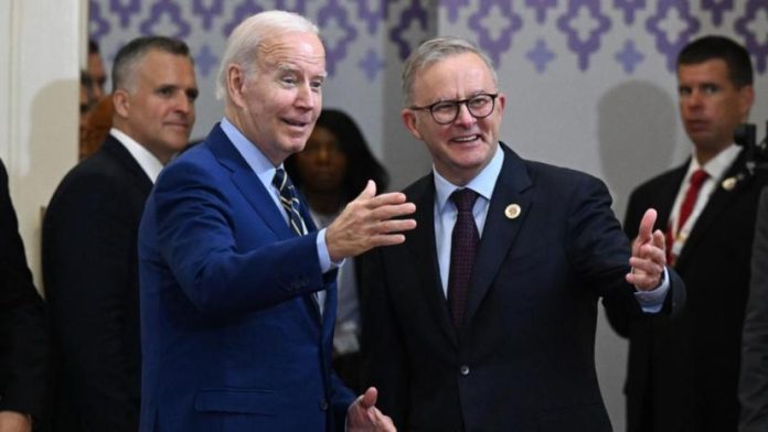 Albanese to urge Joe Biden to ‘step up’ in the Pacific