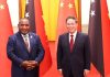 Chinese premier holds talks with PNG PM Marape