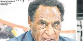 Justice Minister Niningi denies arrest warrant for PNG PM Marape