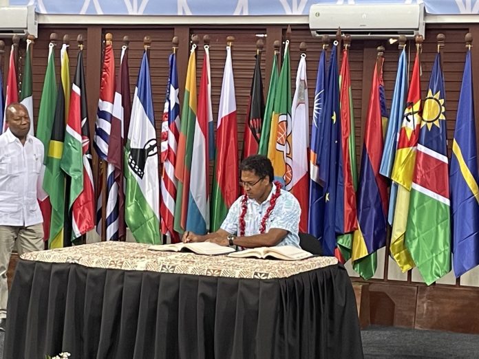 Fiji signs historic Samoa Agreement with EU and OACPS