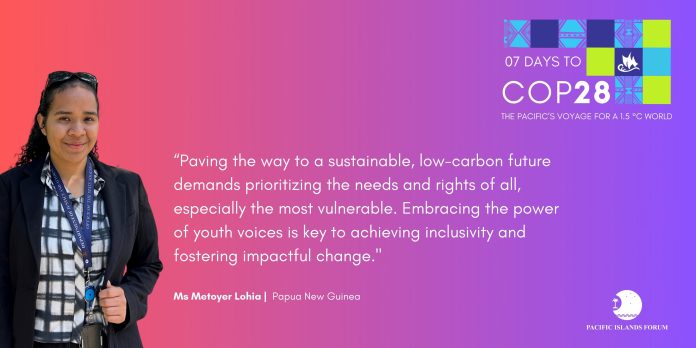 PNG Youth won the Young Climate Leaders Alliance written competition for COP28