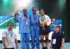 Weightlifter Wini wins three medals for Team Solomons