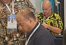 Nauru’s president David Adeang walks out of Forum Leaders meeting