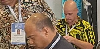 Nauru’s president David Adeang walks out of Forum Leaders meeting