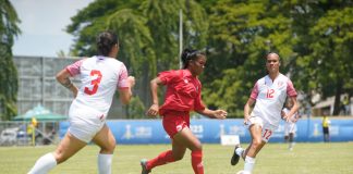 Ten-woman Tonga snatch draw in women’s football thriller
